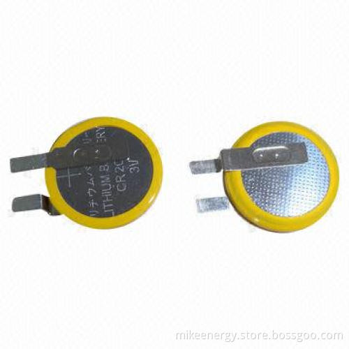 3V Button-cell Battery, Measures 20 x 2.5mm